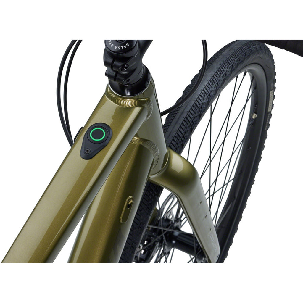 Salsa Confluence Apex 1 Drop Bar Electric Gravel Bike - Avocado Green