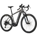 Salsa Tributary Apex 1 Front Suspension Electric Gravel Bike - Charcoal
