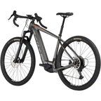 Salsa Tributary Apex 1 Front Suspension Electric Gravel Bike - Charcoal