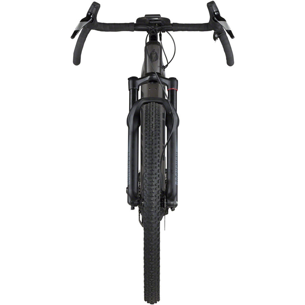 Salsa Tributary Apex 1 Front Suspension Electric Gravel Bike - Charcoal
