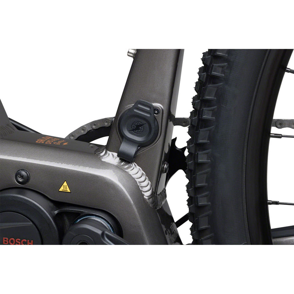 Salsa Tributary Apex 1 Front Suspension Electric Gravel Bike - Charcoal