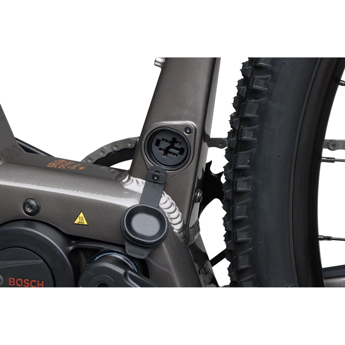 Salsa Tributary Apex 1 Front Suspension Electric Gravel Bike - Charcoal