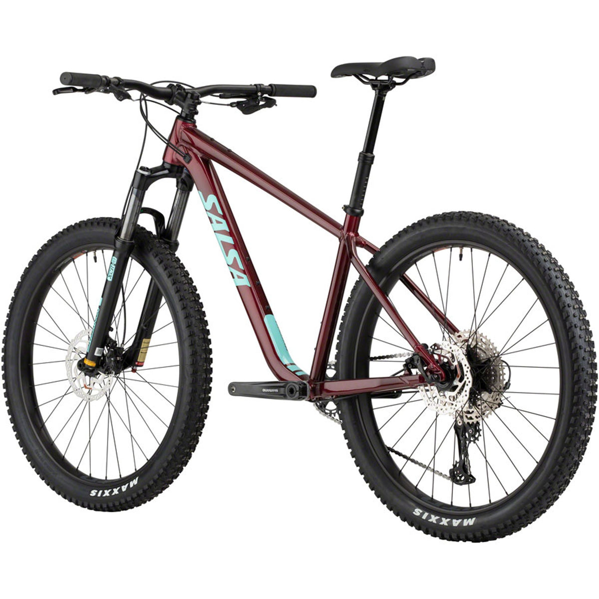 Salsa Rangefinder Deore 12 27.5+ Hardtail Mountain Bike - Dark Red