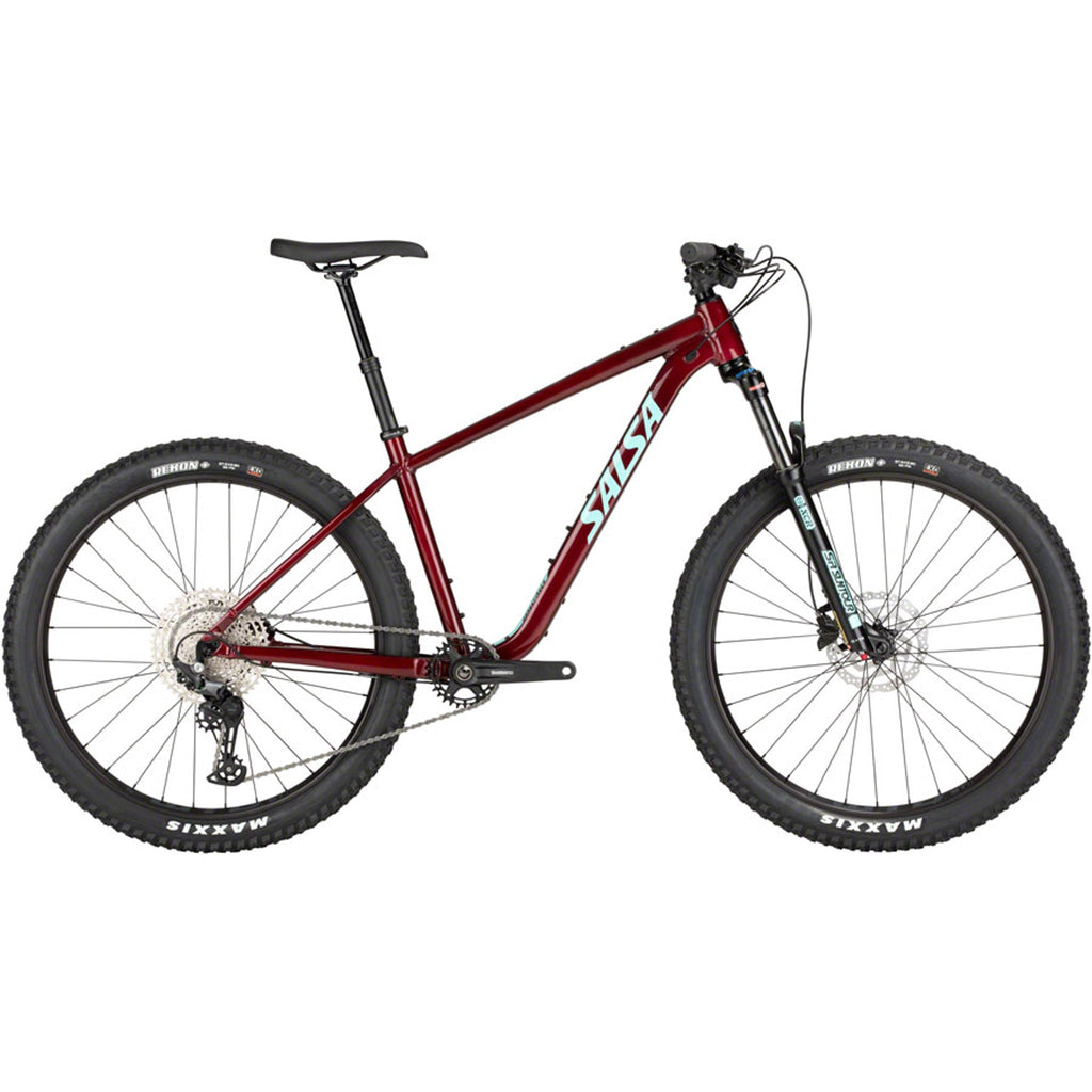 Salsa Rangefinder Deore 12 27.5+ Hardtail Mountain Bike - Dark Red