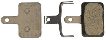 Shimano M05-RX Disc Brake Pads and Springs - Resin Compound, Steel Back Plate