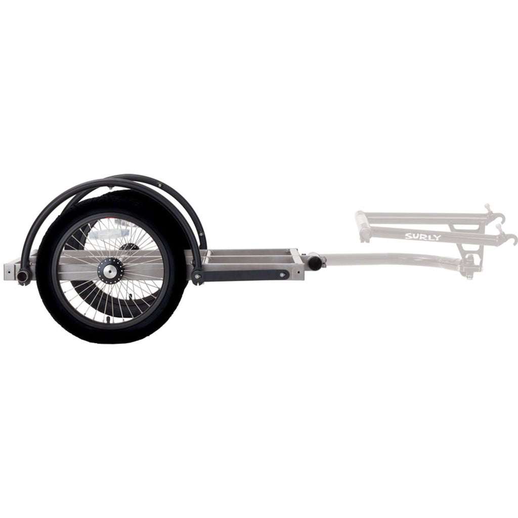 Surly Bill and Ted 16" Wheel Bike Trailer - Gray