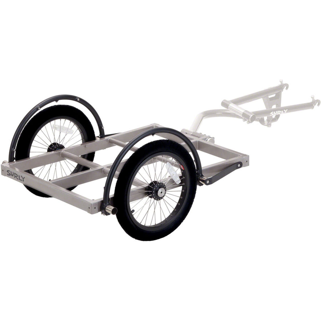 Surly Bill and Ted 16" Wheel Bike Trailer - Gray