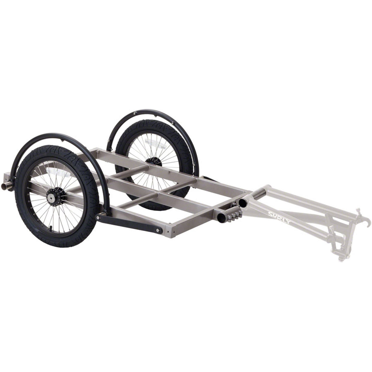 Surly Bill and Ted 16" Wheel Bike Trailer - Gray