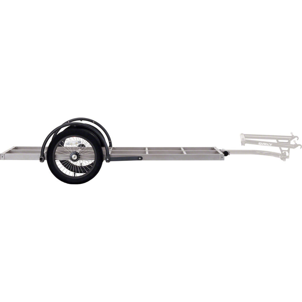 Surly Bill and Ted 16" Wheel Bike Trailer - Gray