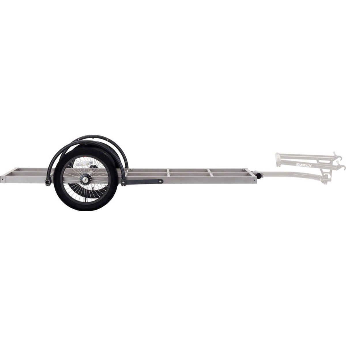 Surly Bill and Ted 16" Wheel Bike Trailer - Gray