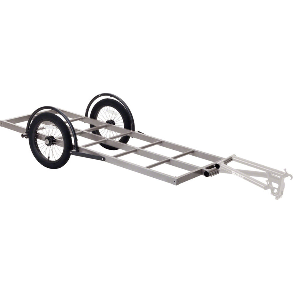 Surly Bill and Ted 16" Wheel Bike Trailer - Gray