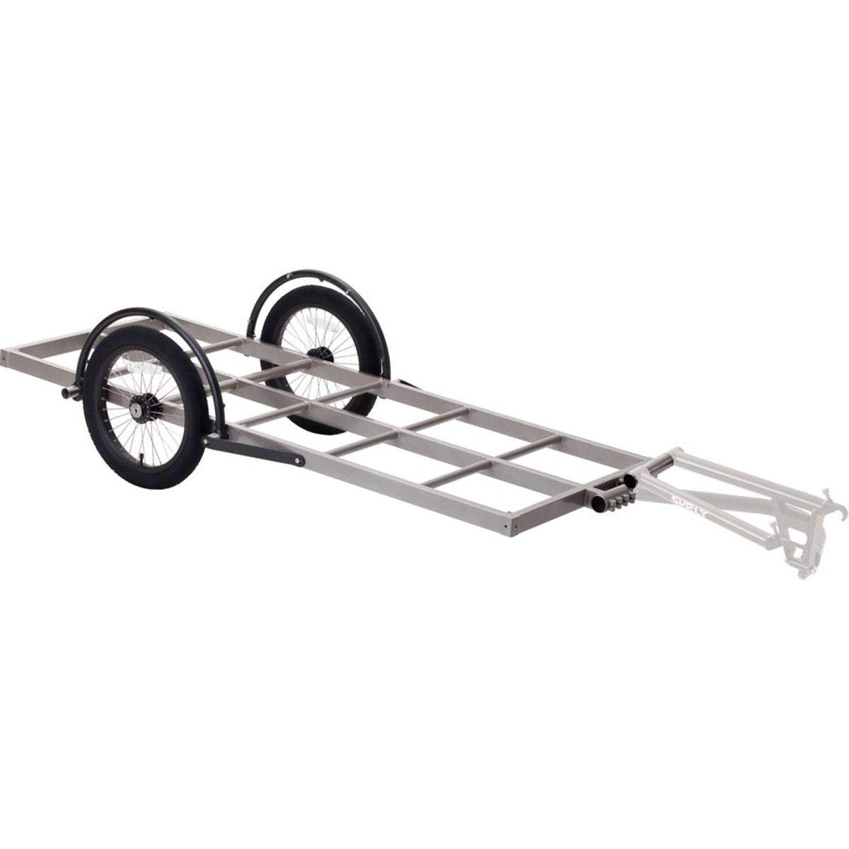 Surly Bill and Ted 16" Wheel Bike Trailer - Gray