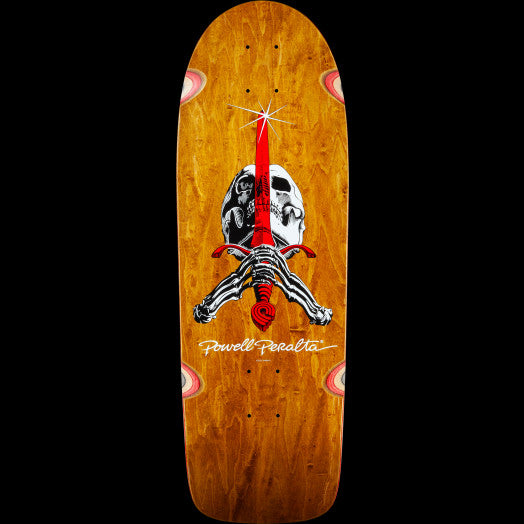 Powell Peralta Rodriguez Skull and Sword Skateboard Deck