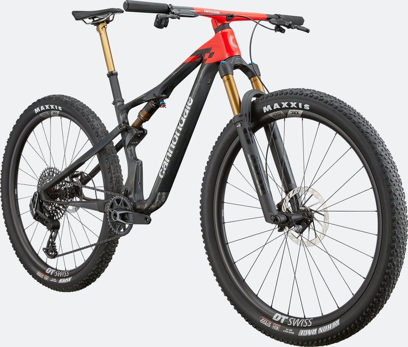 cross country mountainbike Cannondale Scalpel 4: Smoke Black Color:Shadow Silver Vaude Aqua Back Print filter_2_Farbe_Schwarz offering exceptional support and