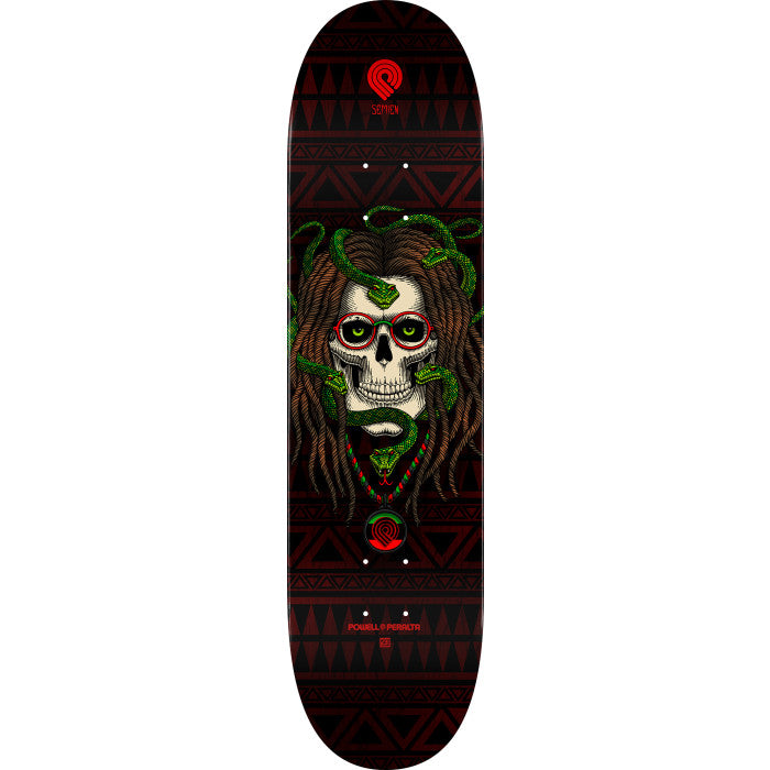 Powell Peralta Pro Spencer Semien Skull Skateboard Deck - Shape 242 - 8 x 31.45