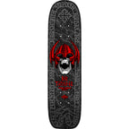 Powell Peralta Per Welinder Nordic Skull Freestyle Skateboard Deck Black/Silver - 7.25 x 27