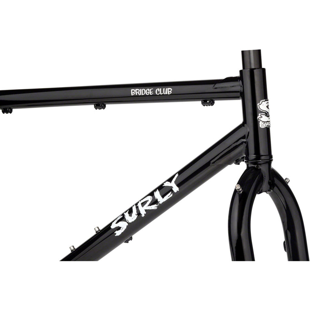 Surly Bridge Club Touring Bike Frameset - Trevor's Closet Black