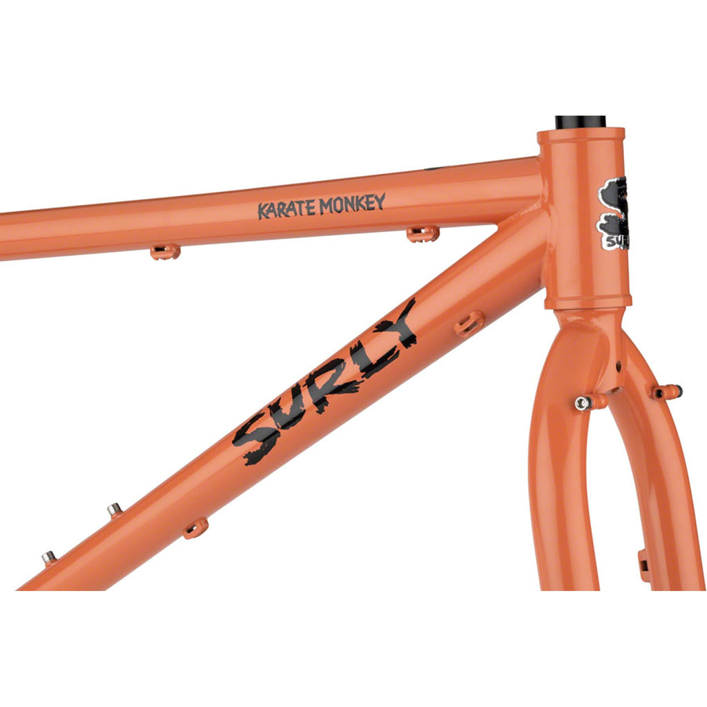 Surly Karate Monkey Mountain Bike Frameset - Peach Salmon Sundae