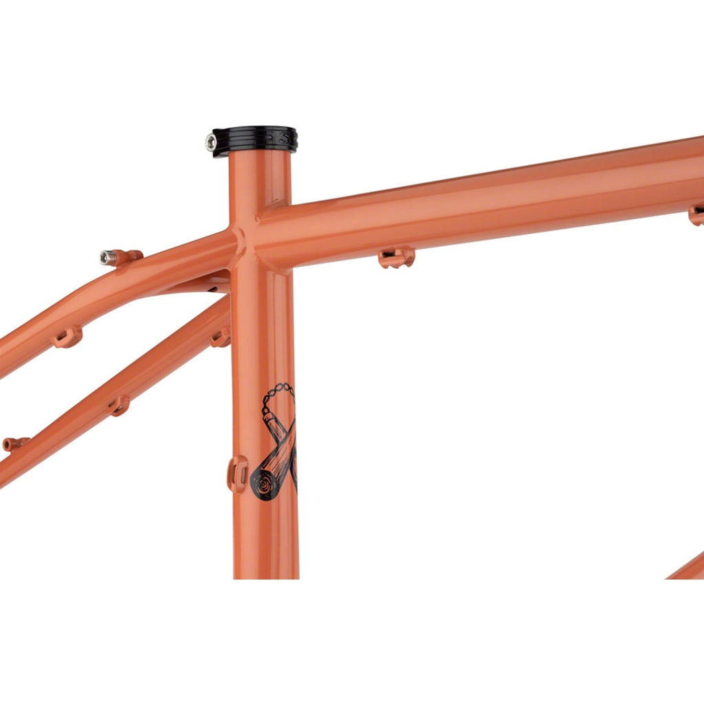 Surly Karate Monkey Mountain Bike Frameset - Peach Salmon Sundae