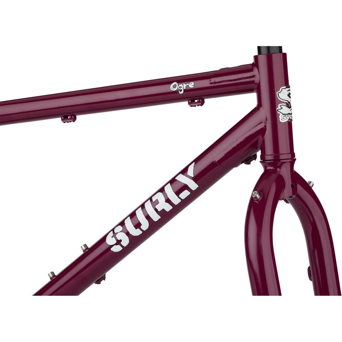 Surly Ogre Touring Bike Frameset - Fermented Plum