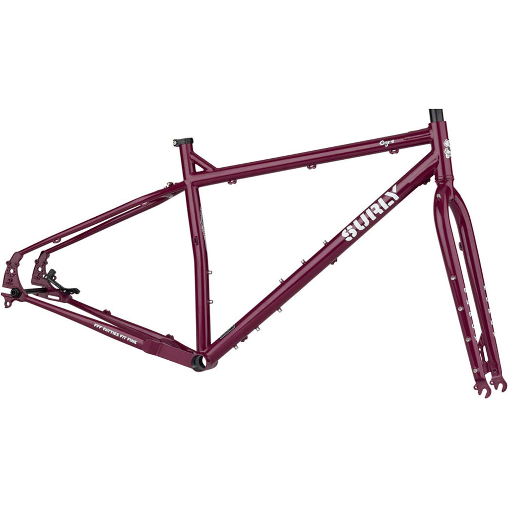 Surly Ogre Touring Bike Frameset - Fermented Plum