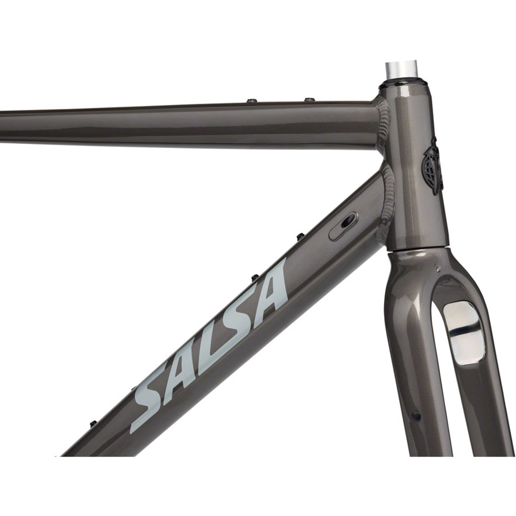 Salsa Stormchaser Gravel Bike Frameset - Metallic Black