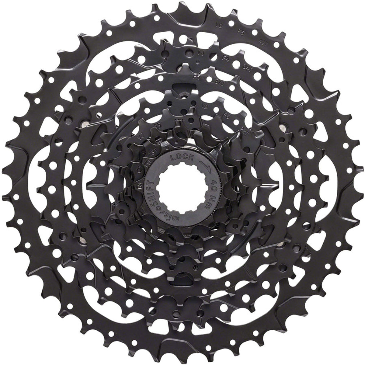 Acolyte Cassette - 8 Speed - ED Coated - Black