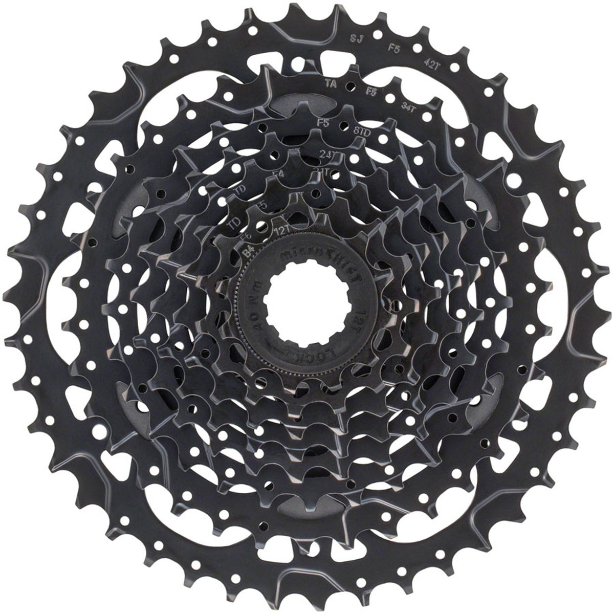 Acolyte Cassette - 8 Speed - ED Coated - Black