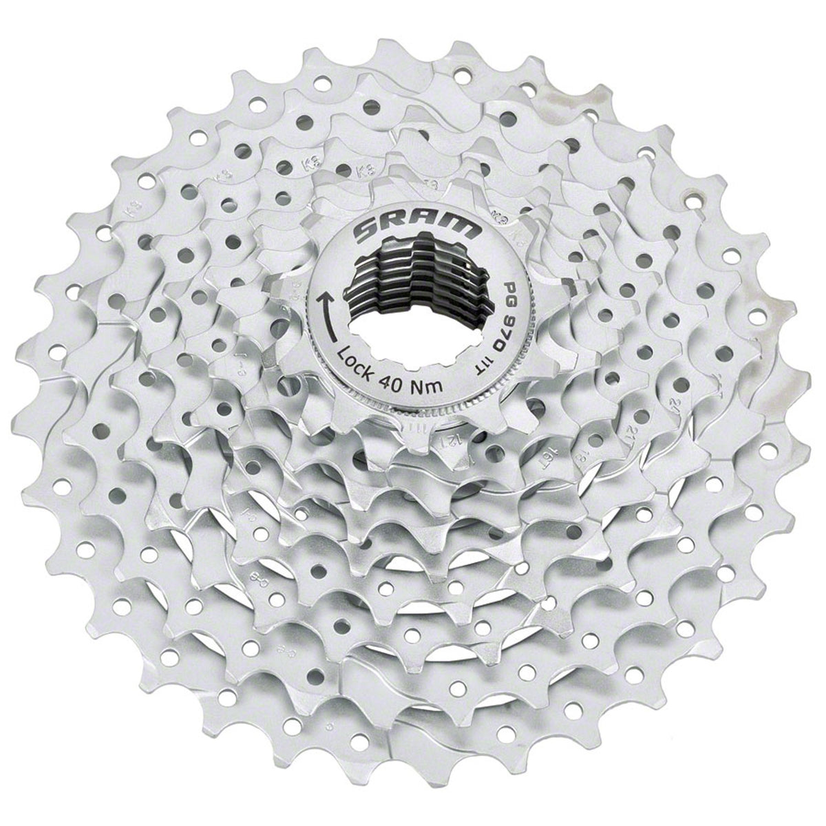 PG-970 9 Speed Cassette - Silver