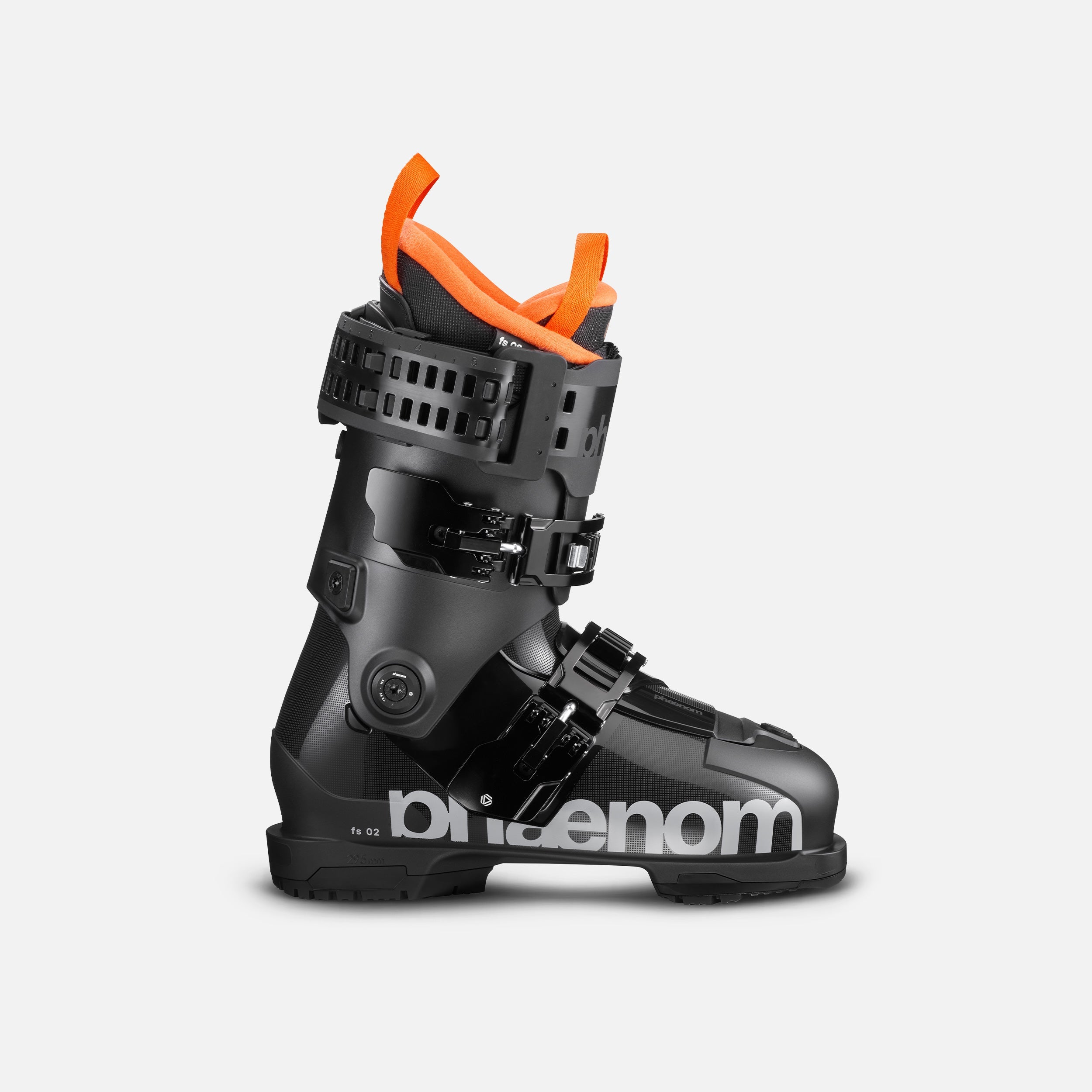 Faction Phaenom fs 02 130 ski boot in Black, side view