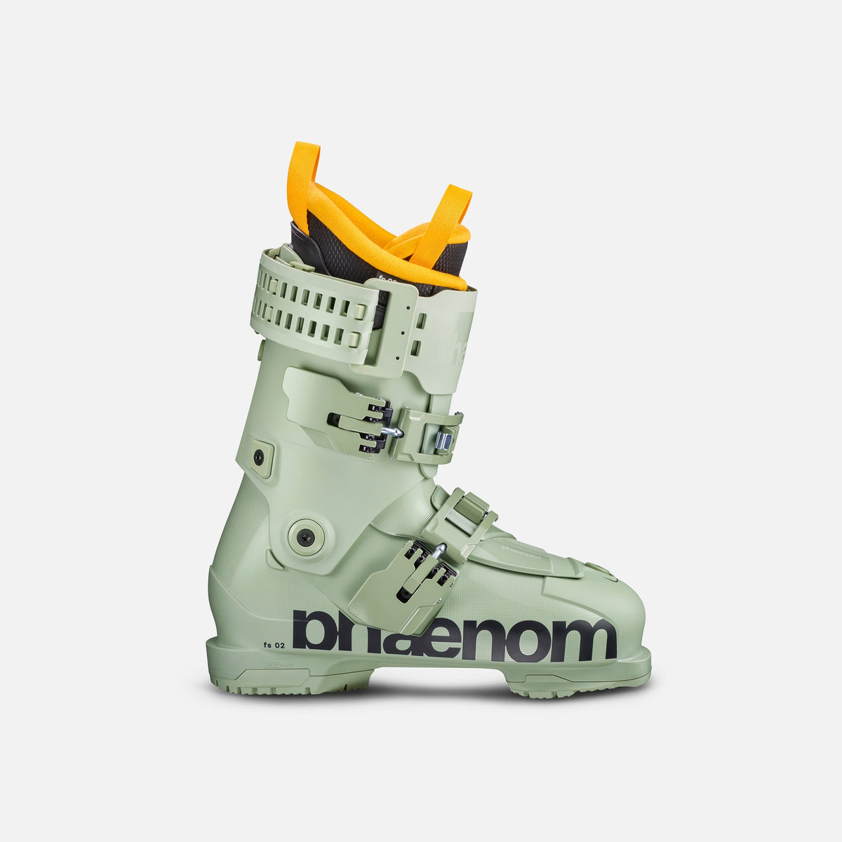 Faction Phaenom fs 02 90 ski boot in Desert Sage, side view