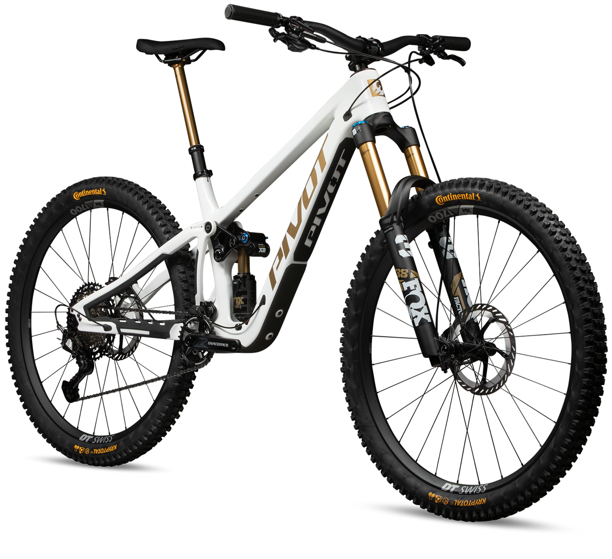 Pivot Firebird Pro X0 Eagle Transmission - White Gold - front three-quarter
