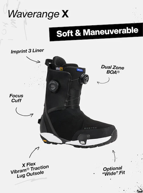 Burton Waverange Step On Snowboard Boots - Men's