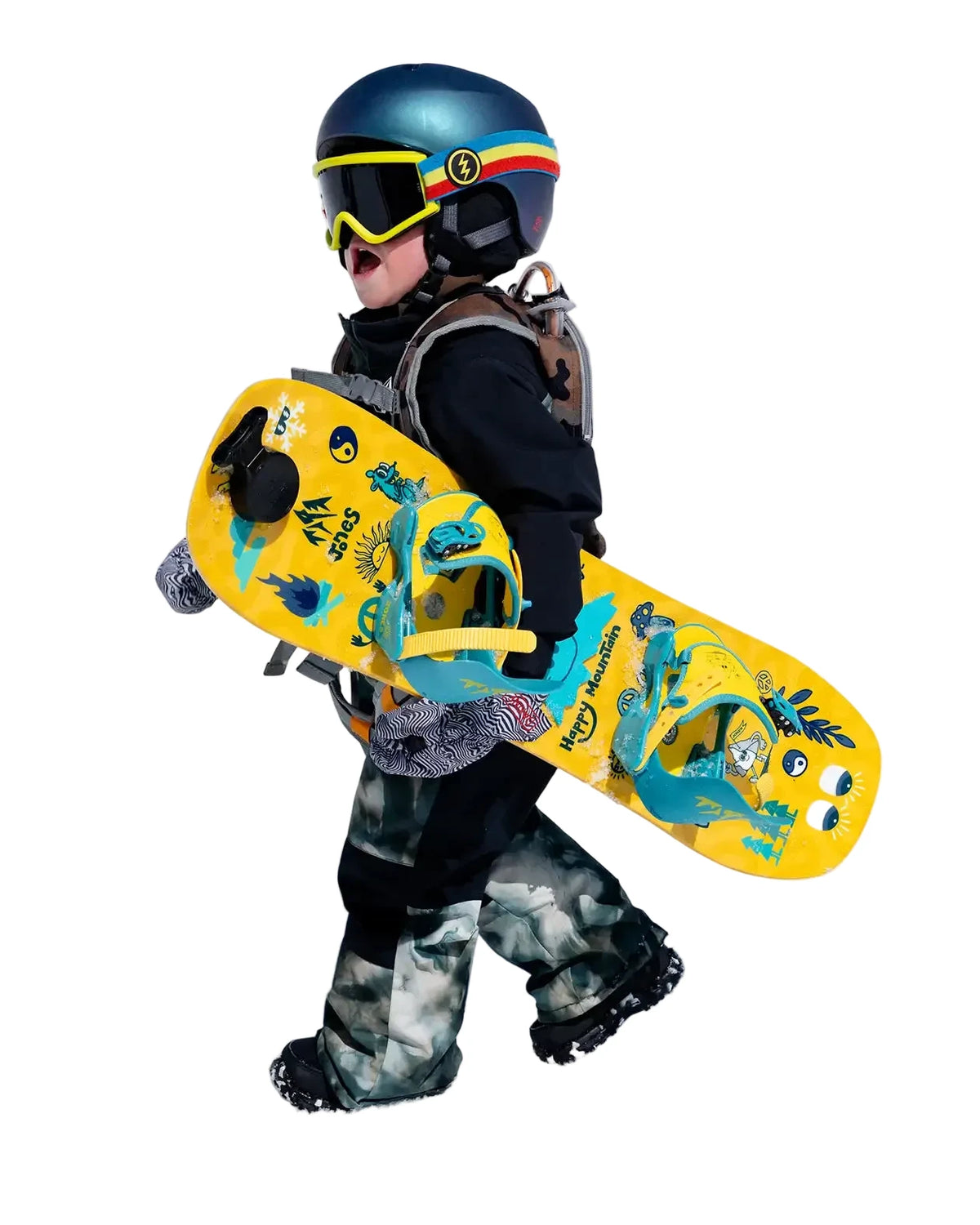 Jones Happy Mountain Snowboard/Binding Package - Kid's
