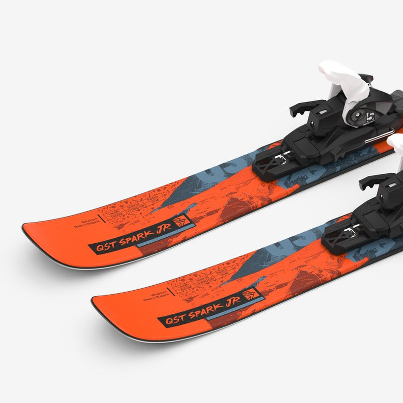 salomon c5 ski bindings Salomon QST Spark Jr. Set + C5 GW J Bindings