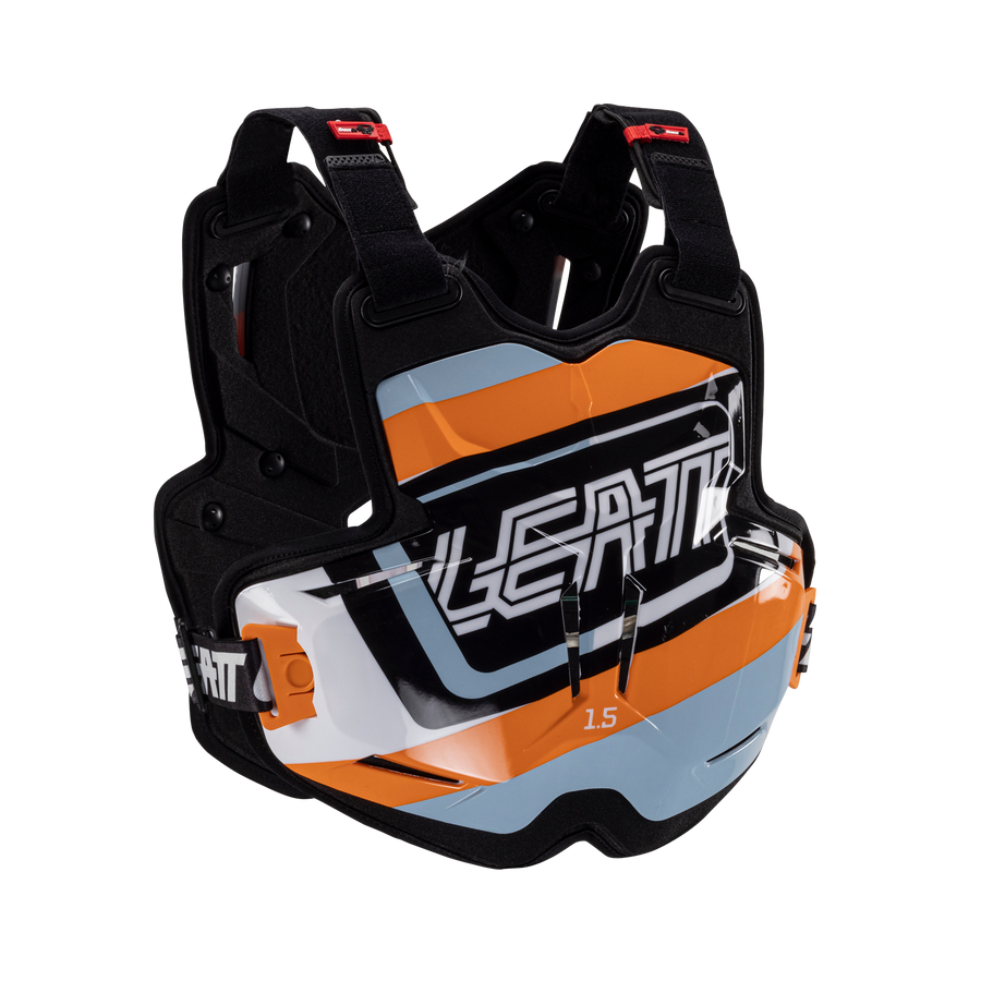 Leatt 1.5 Torque Chest Protector, Orange, front right