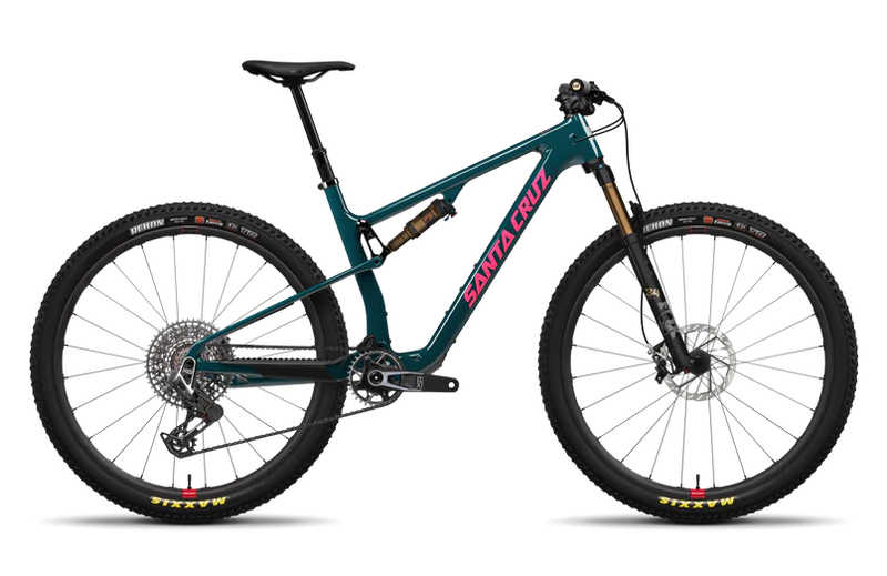 Santa Cruz Blur 4 CC X0 AXS Reserve TR - Gloss Dark Teal - 2025