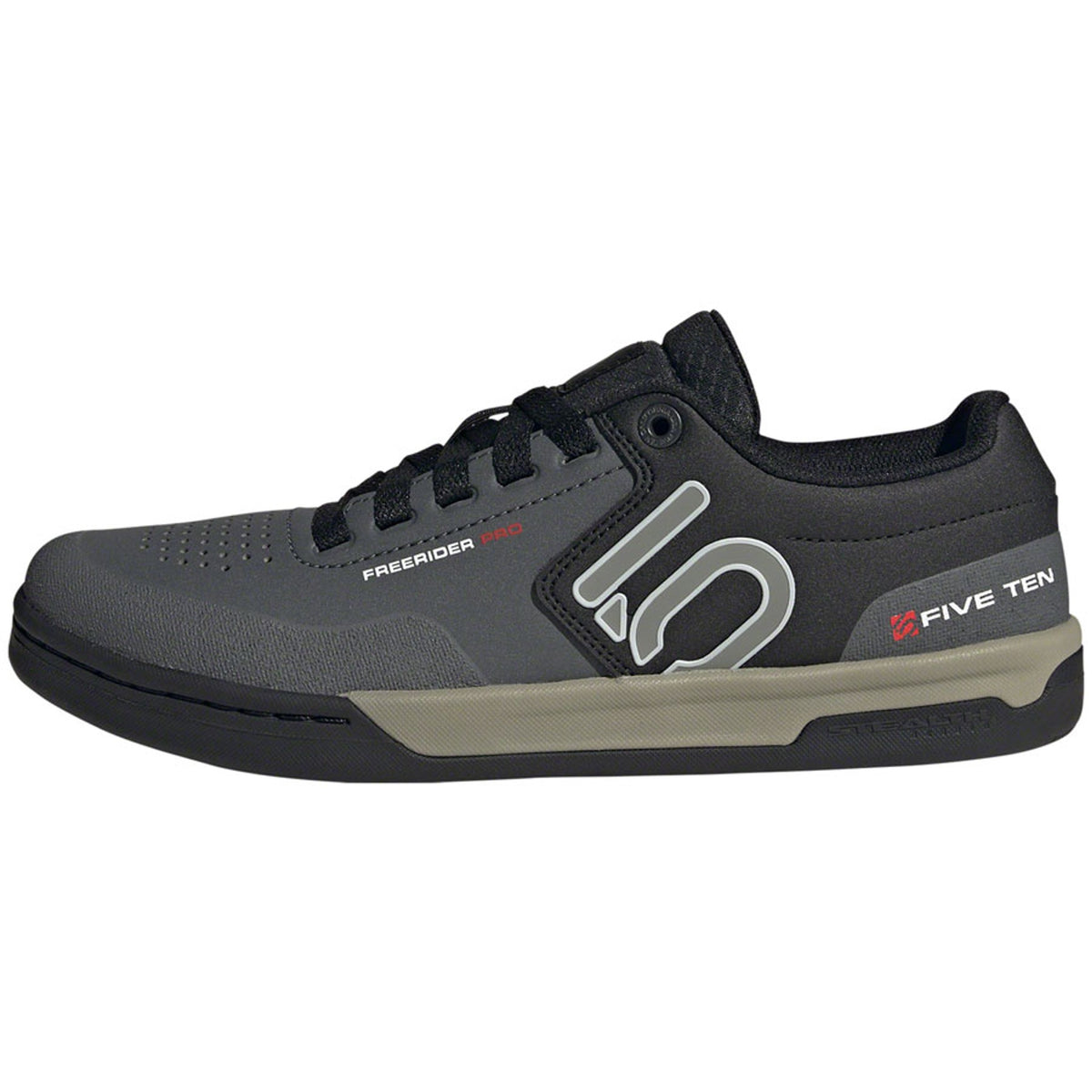 Freerider Pro Flat Shoes - Men's, Gray Six/Silver Pebble/Core Black