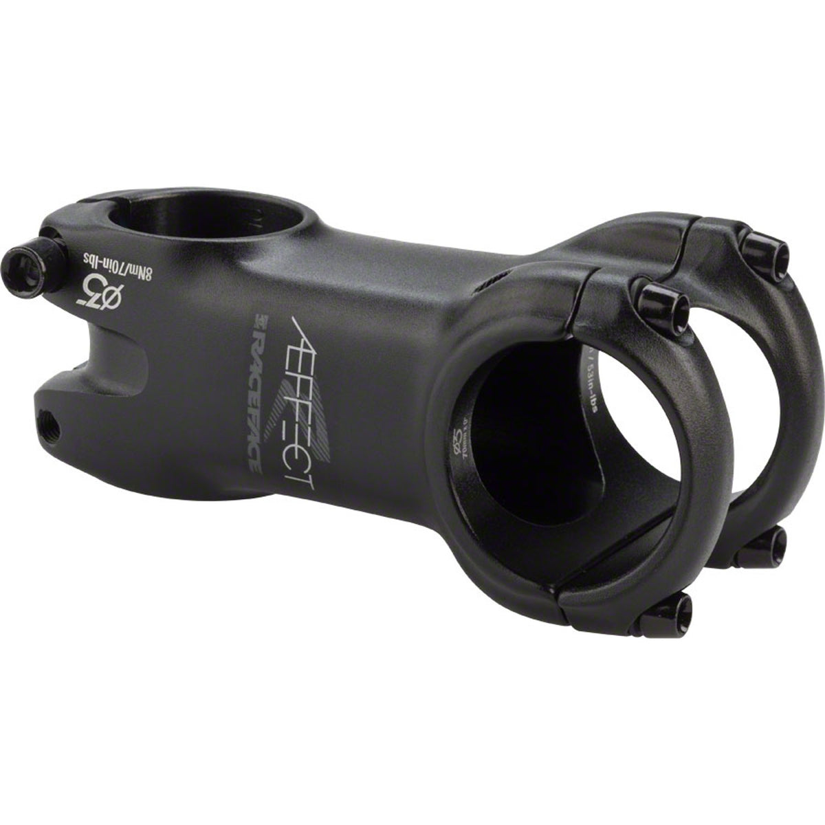 Aeffect R 35 Stem - 35 Clamp - +/-0 - 1/8" - Aluminum - Black