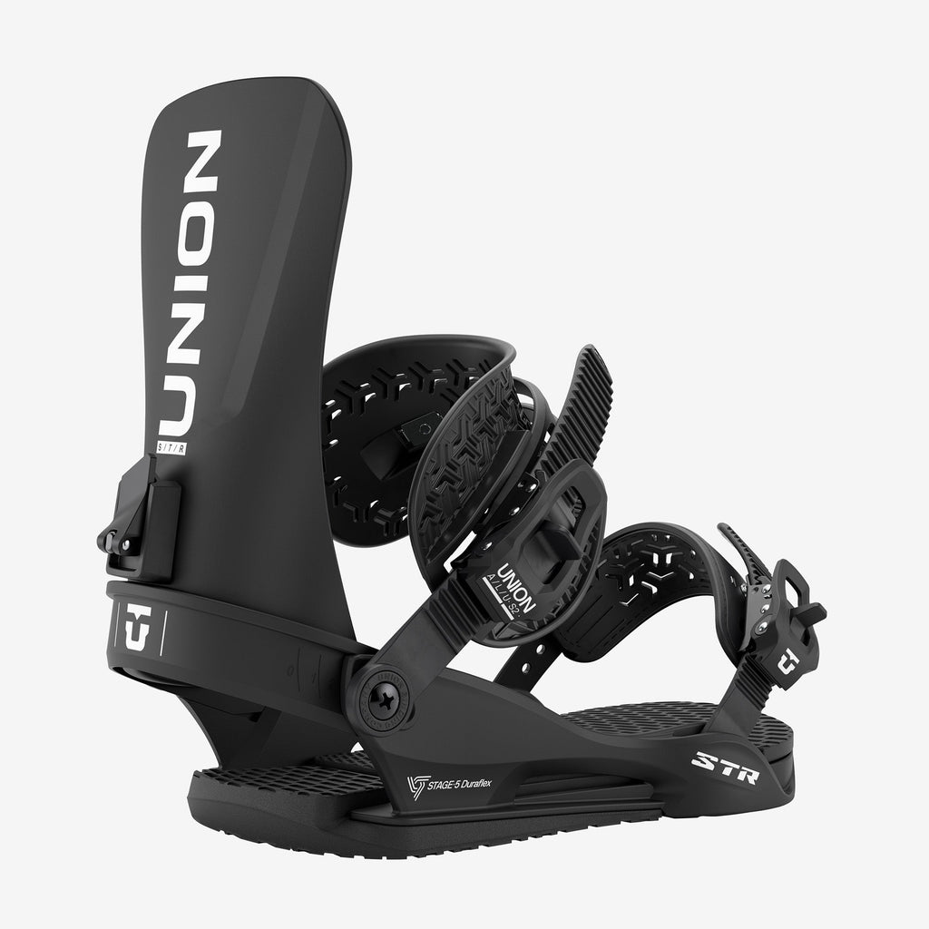 Union STR Snowboard Bindings - Black 2027