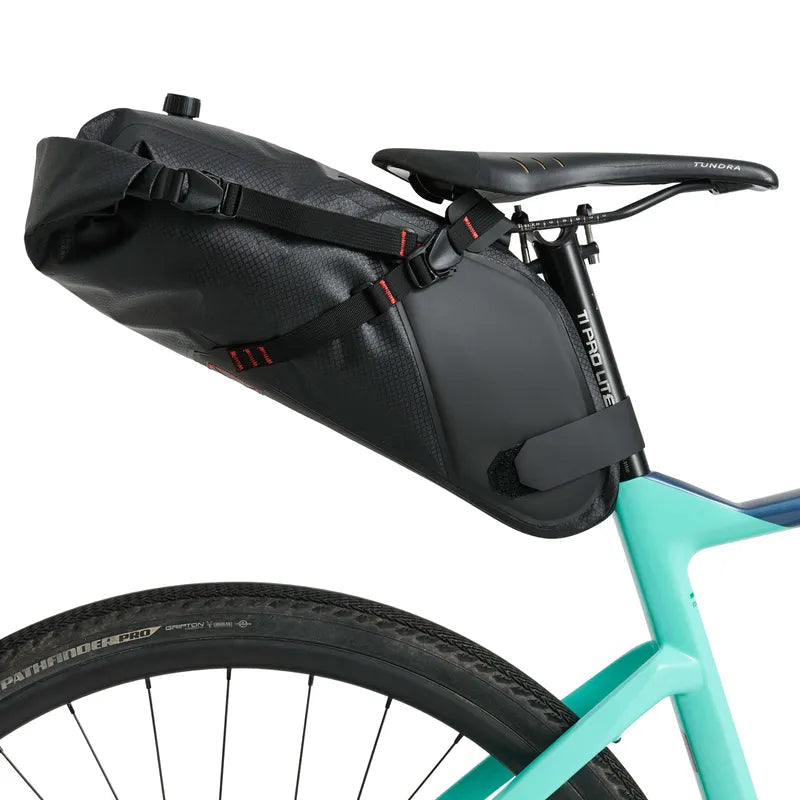 USWE Roll-Top 9L Bike Saddle Bag - Black