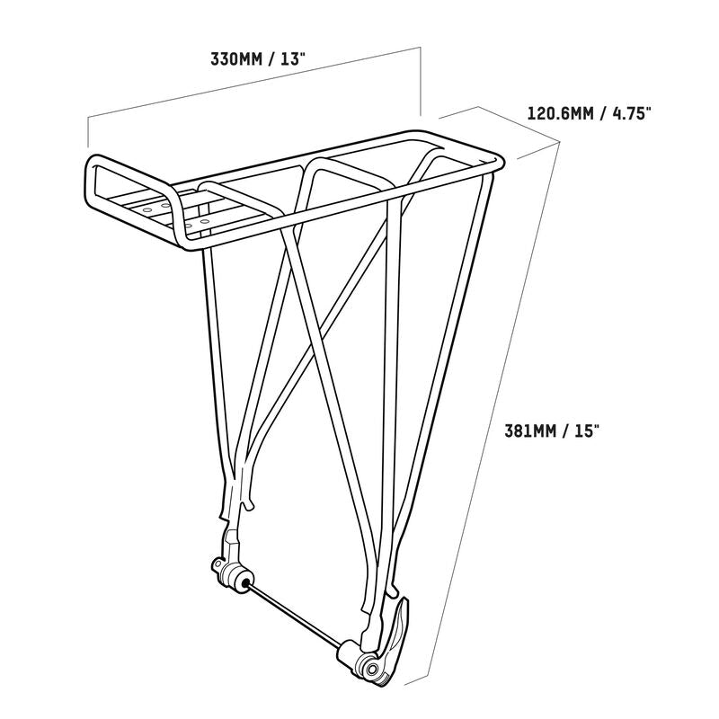 Blackburn EX-1 Rear Rack for Bicycles