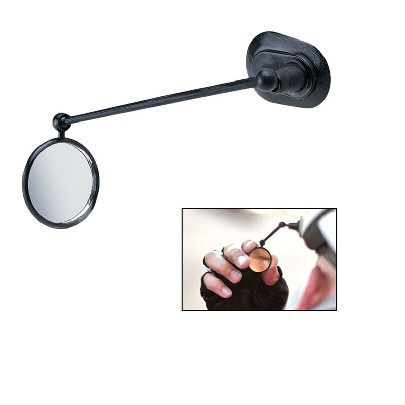 Black Burn Helmet Mirror