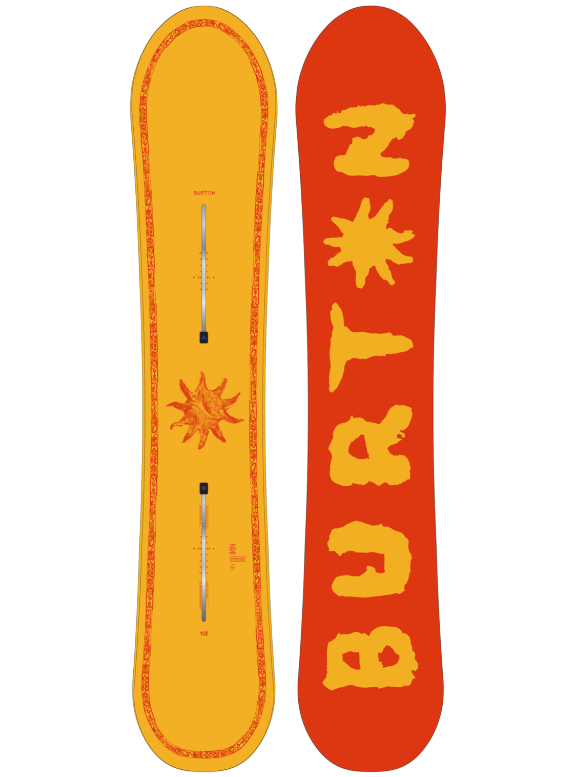 Burton Counterbalance Camber Snowboard - Sun Glow