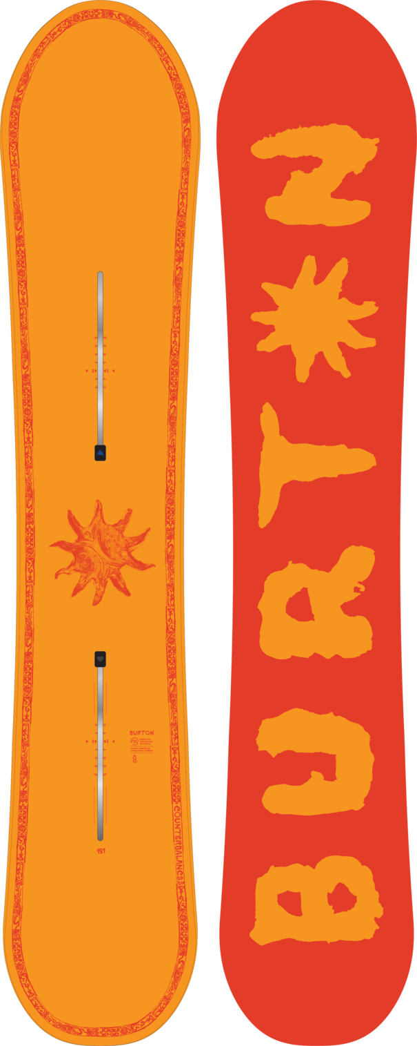 Burton Counterbalance Camber Snowboard - Sun Glow