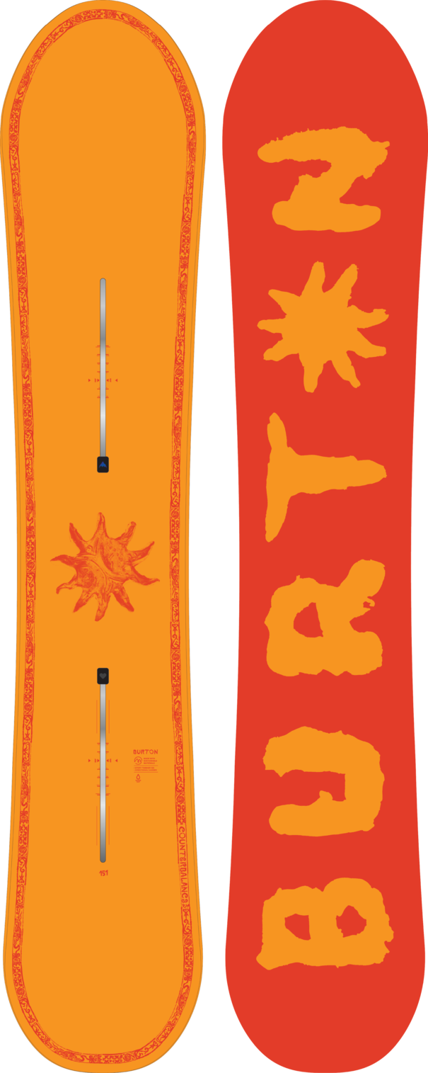 Burton Counterbalance Camber Snowboard - Sun Glow