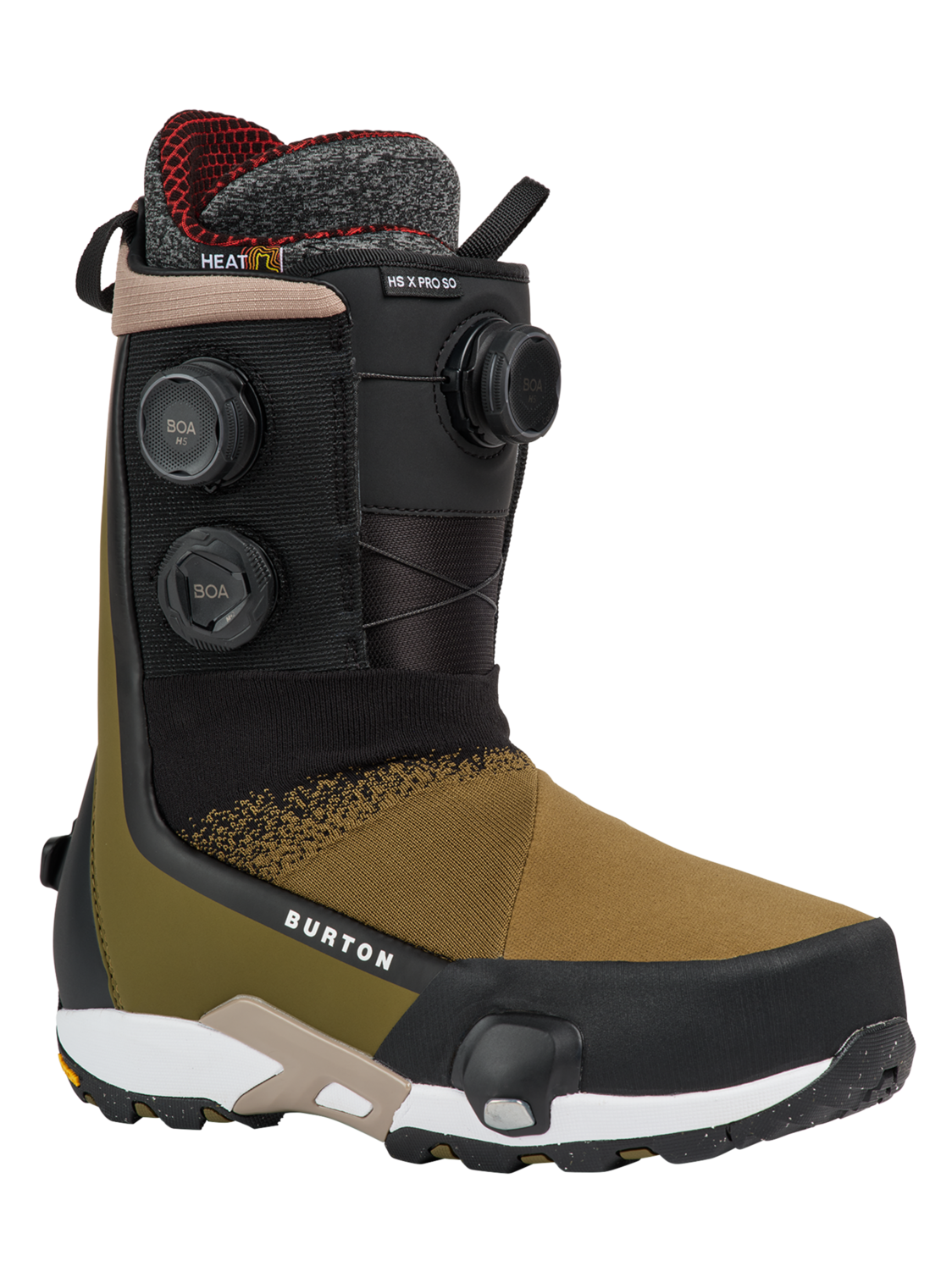 Burton Highshot X Pro Step On Snowboard Boots - Men's - Dried Moss/Multi