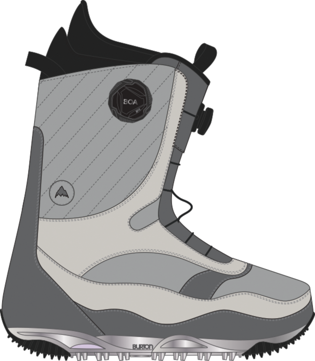 Burton Limelight BOA Snowboard Boots - Women's - Gray