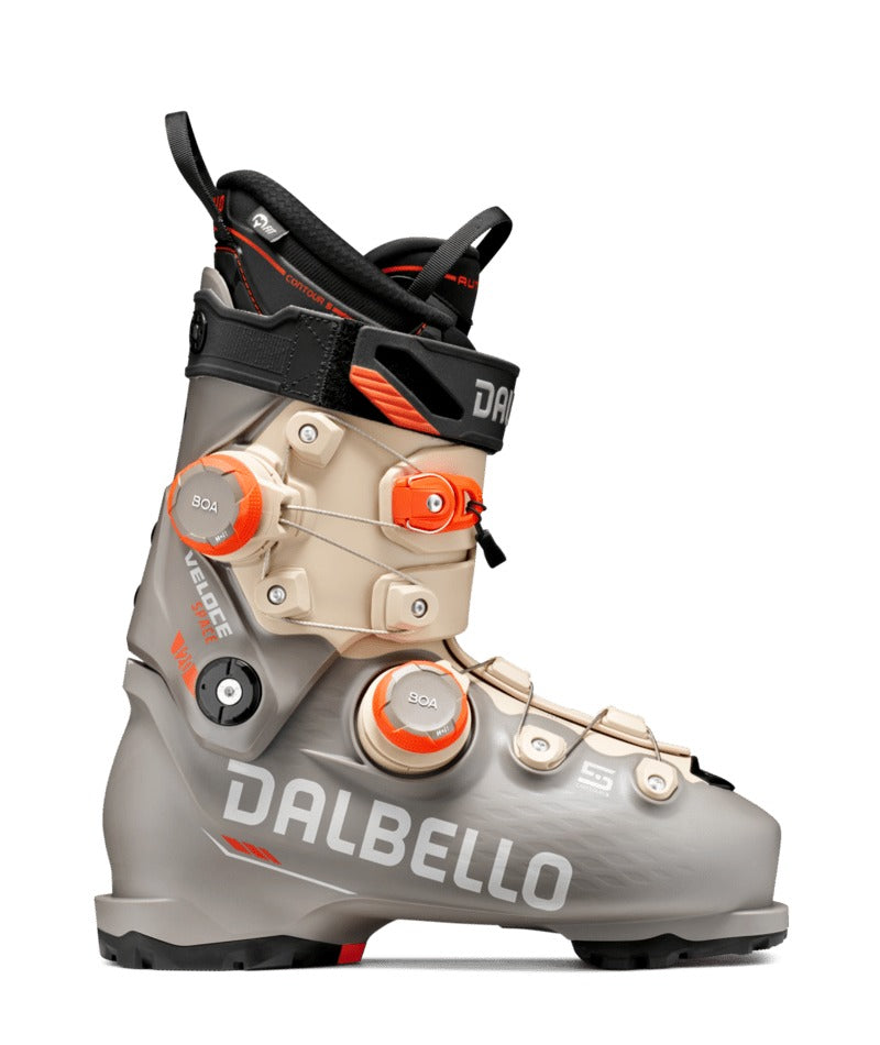 Dalbello Veloce Space 120 Dual Ski Boots - Stone Grey/Ecru