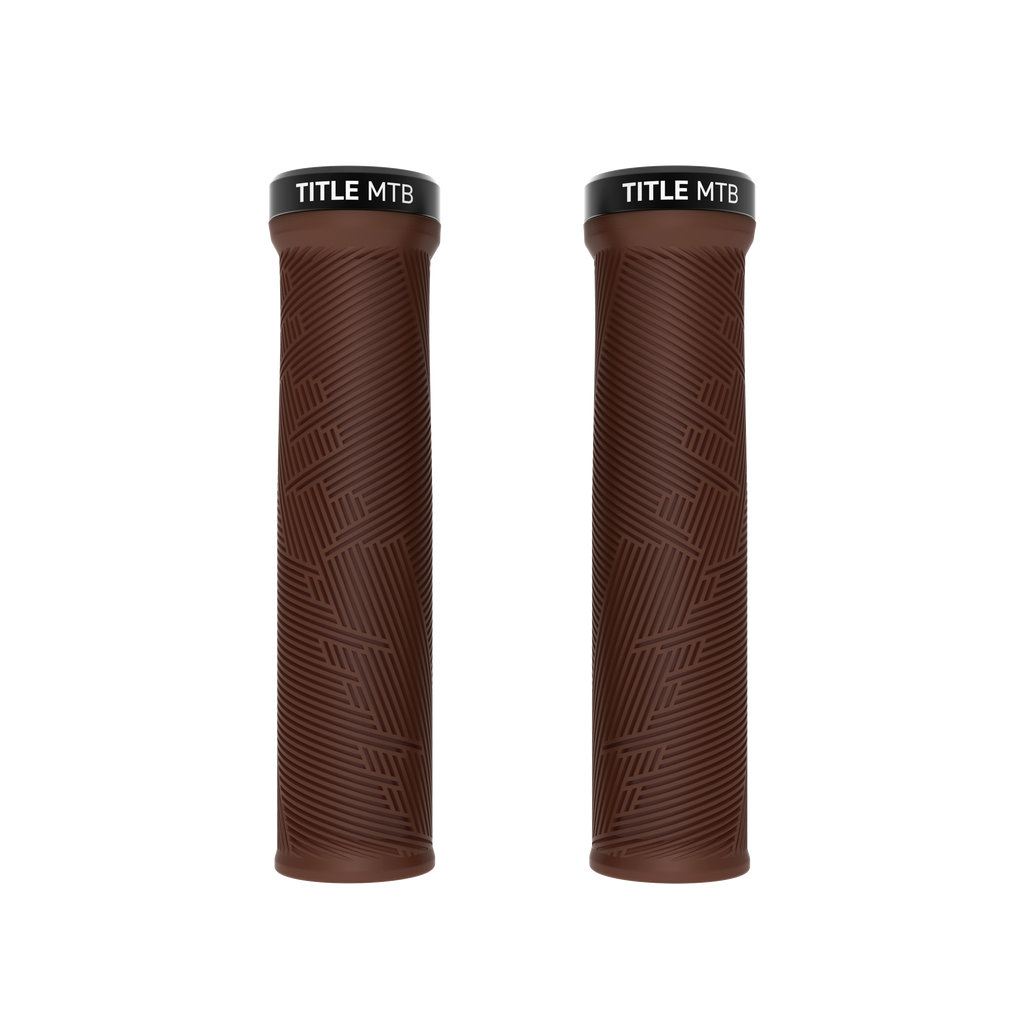 Title MTB FORM Lock-On Grips in Dark Brown
